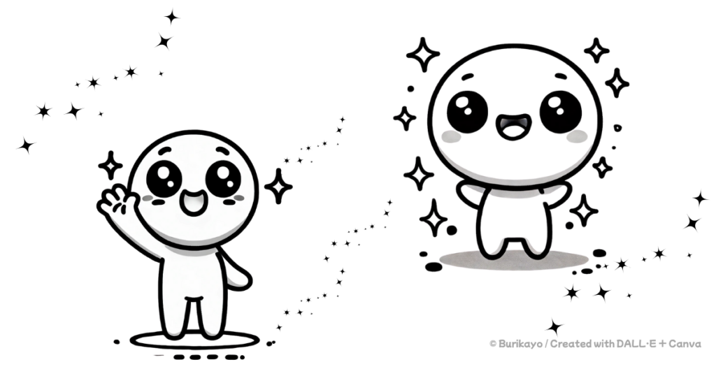 シンプルでかわいい雰囲気のイラスト