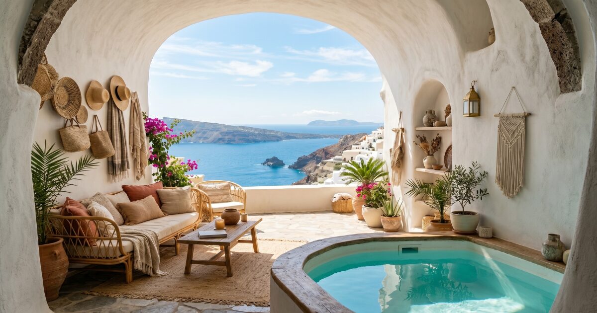 Coastal patio with pool and ocean view